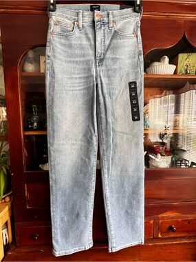 J. Crew Women’s Stovepipe Jeans in Light Wash Blue